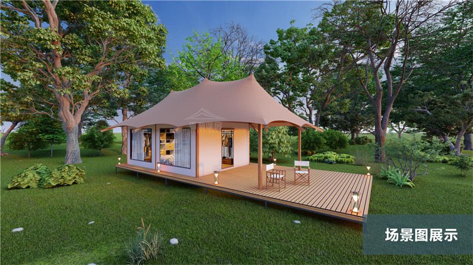 原始森林中的奢华庇护所｜綦江区多边形帐篷开启五感沉浸式露营